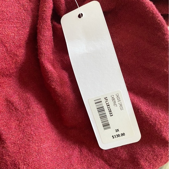 NWT Soft Surroundings Cassie Dress Long Maxi Chiffon Cabernet Size XL 1X 2X 3X - Picture 11 of 16